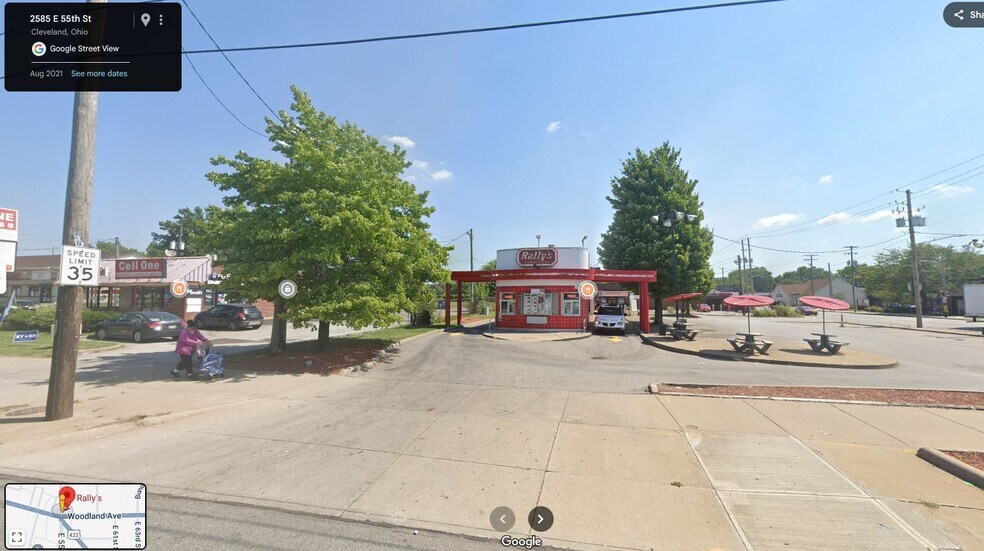 Primary Photo Of 2585 E 55th St, Cleveland Fast Food For Lease