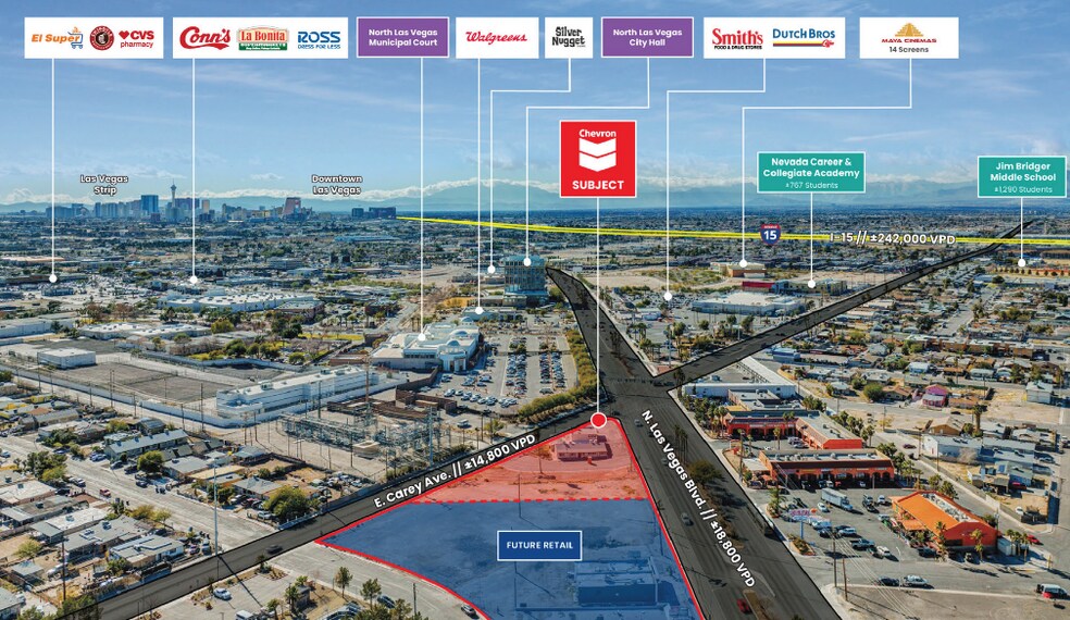 More Photos Of NEC Las Vegas Blvd. & Carey Ave., North Las Vegas Convenience Store For Sale