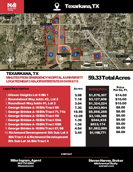 More Photos Of Gibson Ln & McKnight Rd, Texarkana Land For Sale