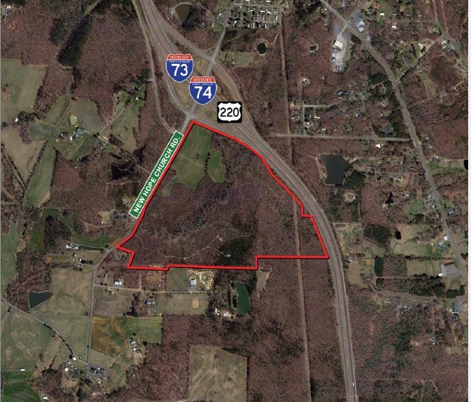 Primary Photo Of New Hope Church Rd @ I-37/I-73/ US 220, Asheboro Land For Sale