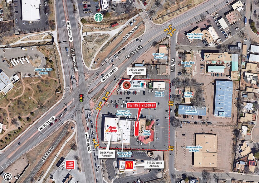 More Photos Of 1005 S St Francis Rd, Santa Fe General Retail For Lease