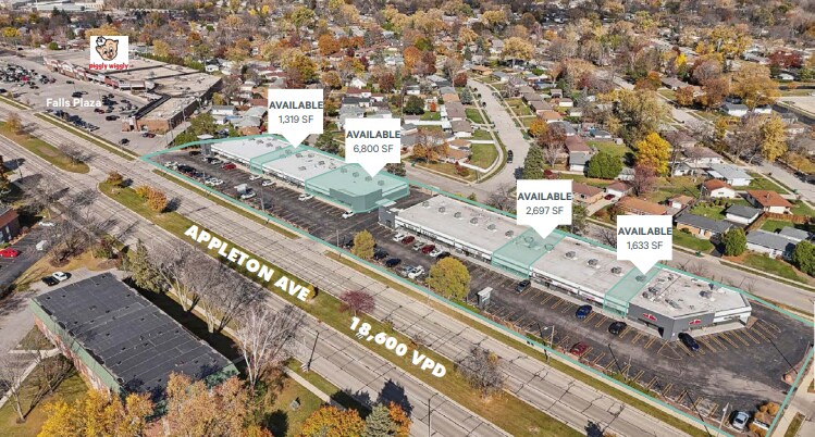 More Photos Of N80W14900-N80W14954 Appleton Ave, Menomonee Falls General Retail For Lease