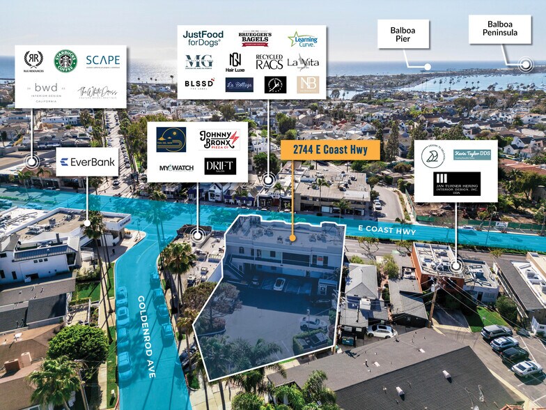 More Photos Of 2744 E Coast Hwy, Corona del Mar Storefront Retail Office For Sale