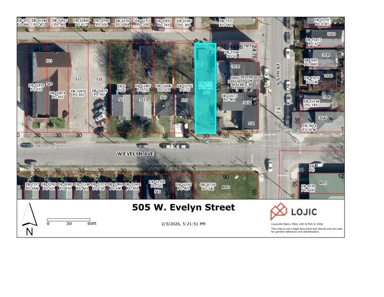 More Photos Of 505 Evelyn Ave, Louisville Land For Sale