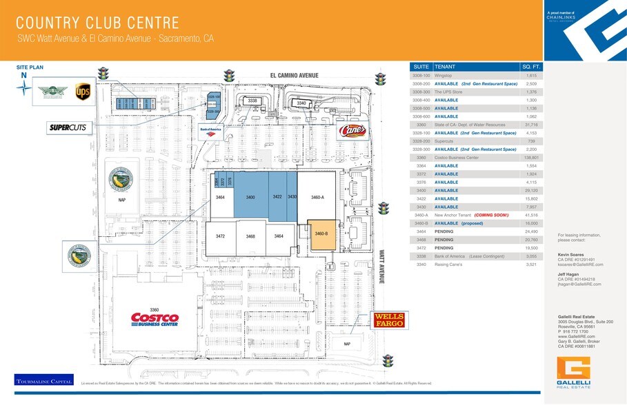 More Photos Of 3318-3460 El Camino Ave, Sacramento Unknown For Lease