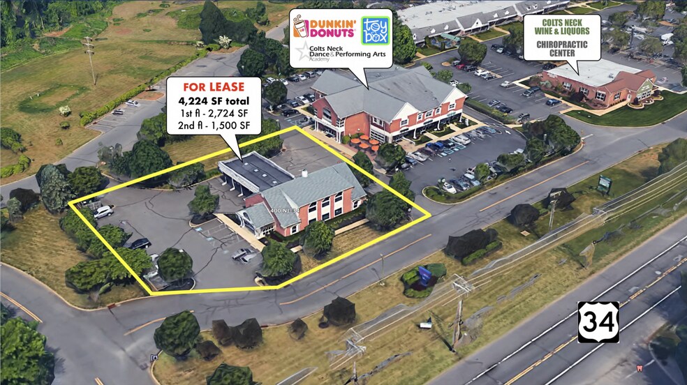 Primary Photo Of 400 Route 34, Colts Neck Bank For Lease
