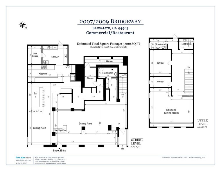 More Photos Of 2009 Bridgeway, Sausalito Restaurant For Lease
