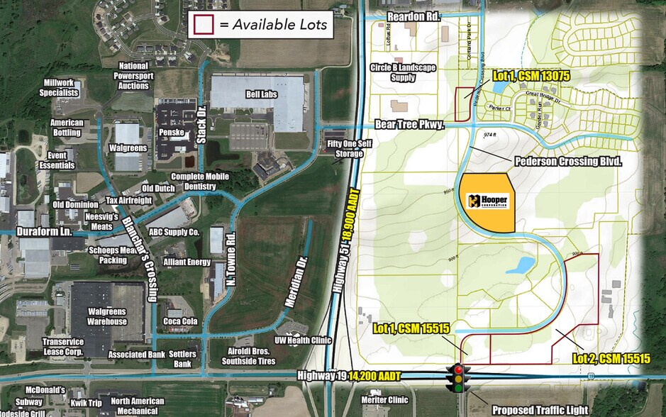 Primary Photo Of Highway 19 & Highway 51, De Forest Land For Sale