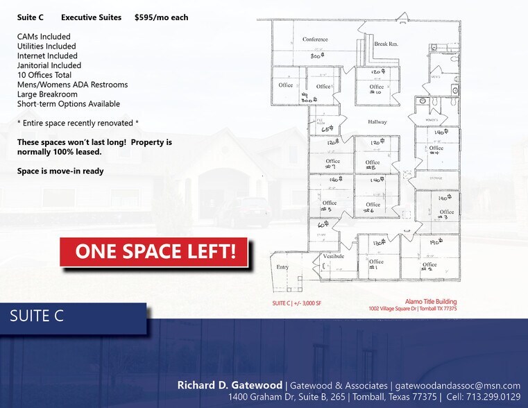 More Photos Of 1002 Village Square Dr, Tomball Office For Lease