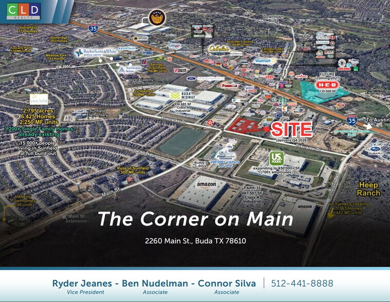 Primary Photo Of The Corner on Main, Buda Restaurant For Lease