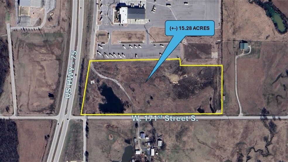 More Photos Of 171st and Hwy 75, Glenpool Land For Sale
