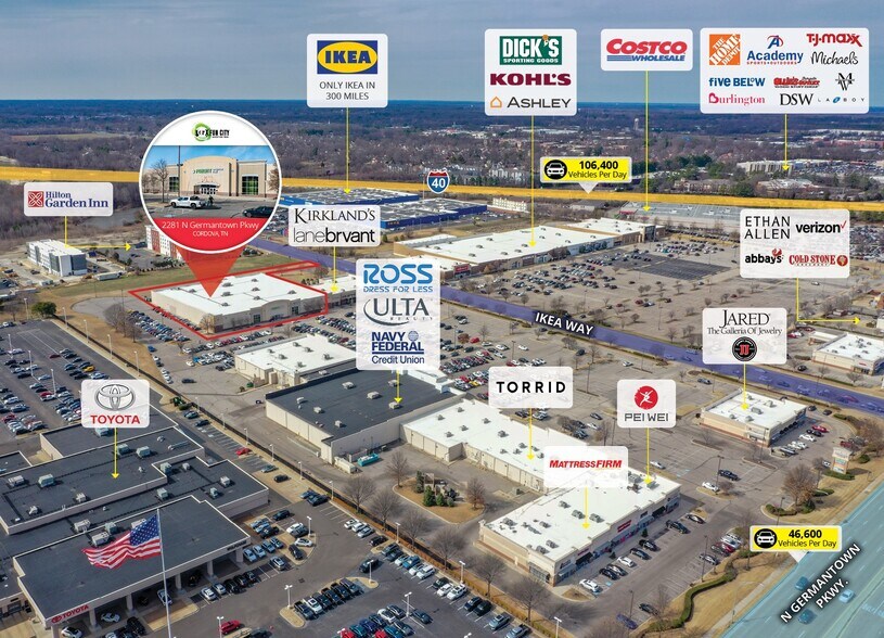More Photos Of 2281 N Germantown Pky, Cordova Storefront For Sale