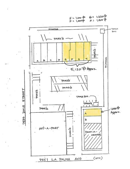 More Photos Of 7930 Dale St. & 8551 La P, Buena Park Unknown For Lease