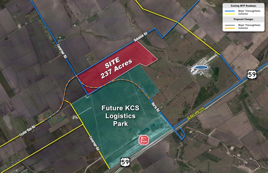 Primary Photo Of W Tavener Rd & Bohacek Rd, Beasley Land For Sale