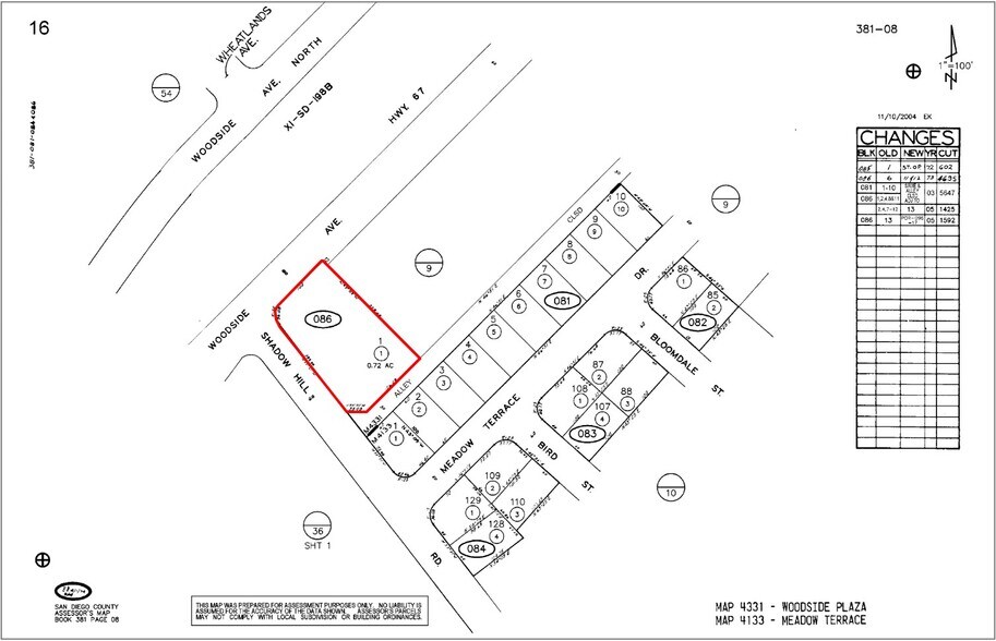 More Photos Of 9317 Shadow Hill Rd, Santee Freestanding For Sale