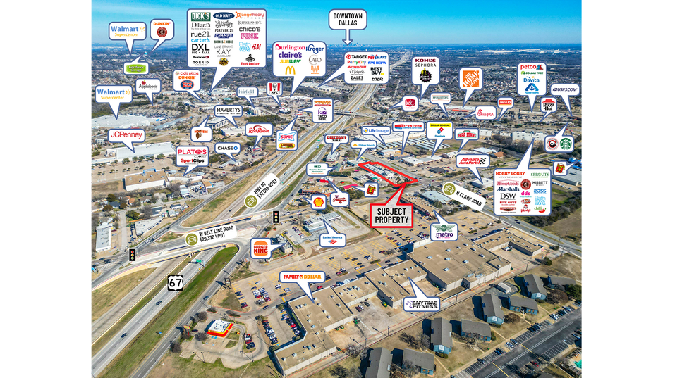 More Photos Of 125 N Clark Rd, Cedar Hill Storefront For Sale