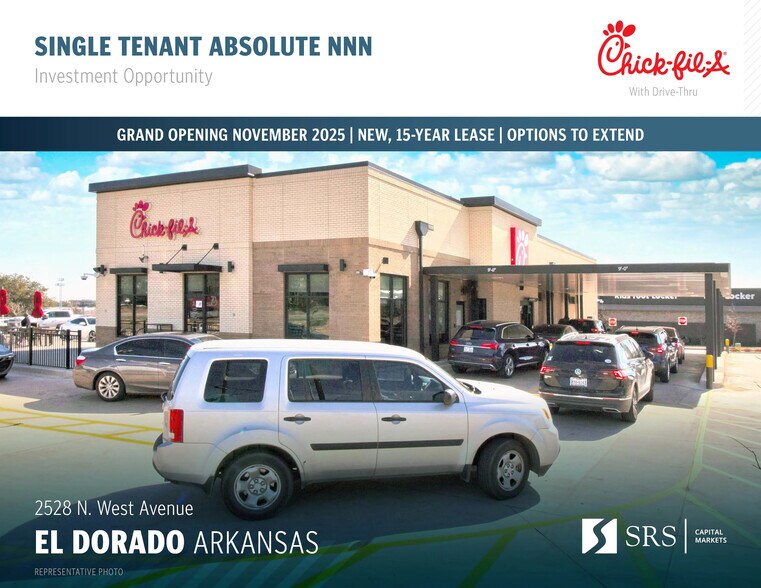 Primary Photo Of 2528 N West Ave, El Dorado Fast Food For Sale