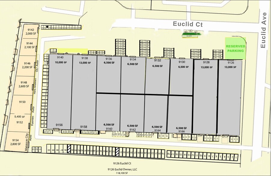 More Photos Of 9126-9166 Euclid Ave, Manassas Warehouse For Lease