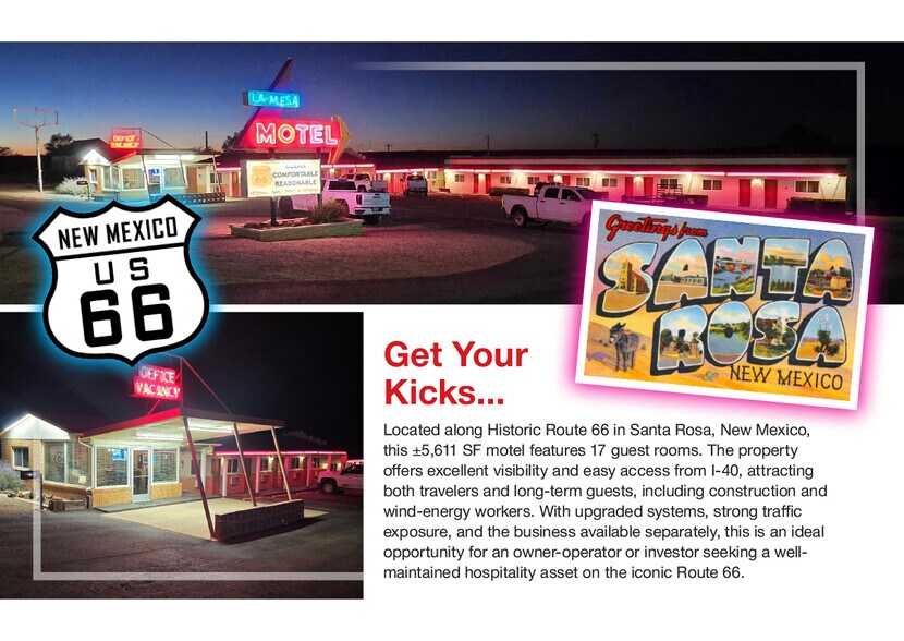 More Photos Of 2383 Route 66, Santa Rosa Hotel For Sale