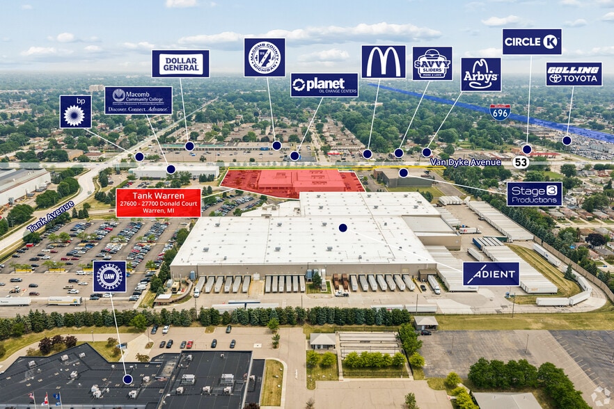More Photos Of 27600-27700 Donald Ct, Warren Warehouse For Sale
