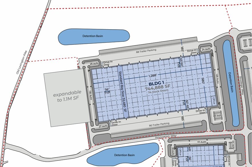 More Photos Of 500 Innovation Way, Richwood Distribution For Lease