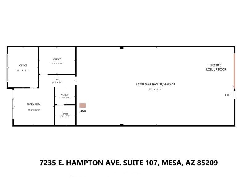 More Photos Of 7235 E Hampton Ave, Mesa Warehouse For Lease