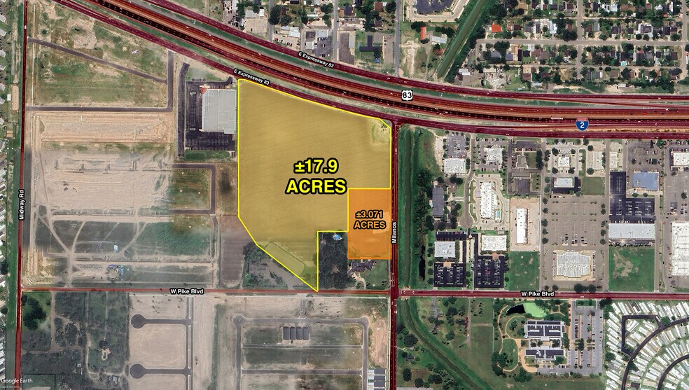 More Photos Of Interstate 2 & Expy @ N. Milano Road, Weslaco Land For Sale
