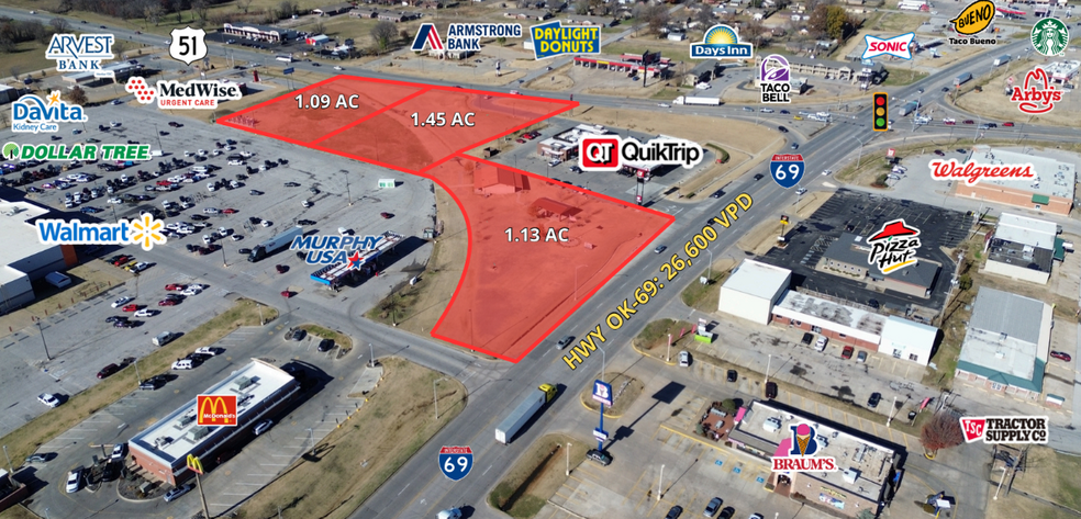 Primary Photo Of 300 S Dewey Ave, Wagoner Land For Lease