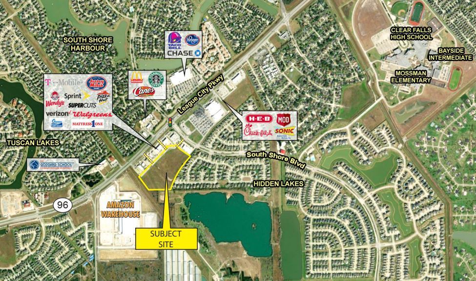 Primary Photo Of SH 96 & South Shore Blvd, League City Land For Sale