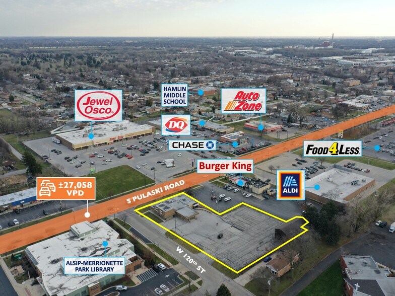 More Photos Of 12004 S Pulaski Rd, Alsip General Retail For Sale
