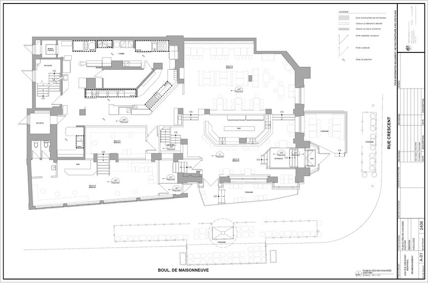 More Photos Of 2010 Rue Crescent, Montréal Storefront Retail Residential For Lease