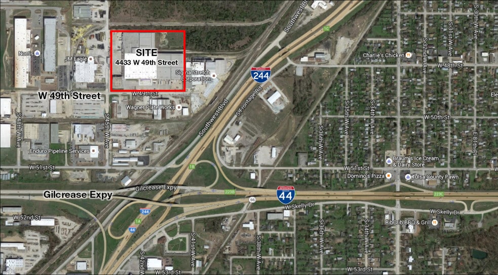 More Photos Of 4433 W 49th St, Tulsa Warehouse For Lease