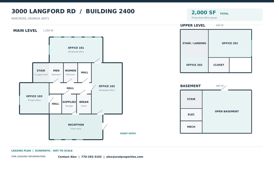 More Photos Of 3000 Langford Rd, Peachtree Corners Office For Lease