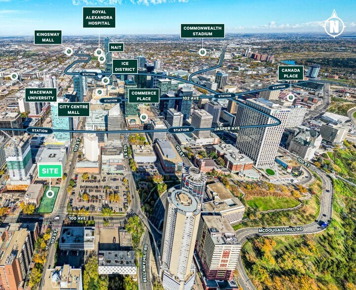 Primary Photo Of 10008 103 Av NW, Edmonton Land For Sale