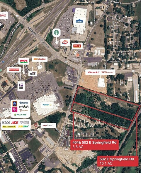 More Photos Of 582 E Springfield Rd, Sullivan Land For Sale