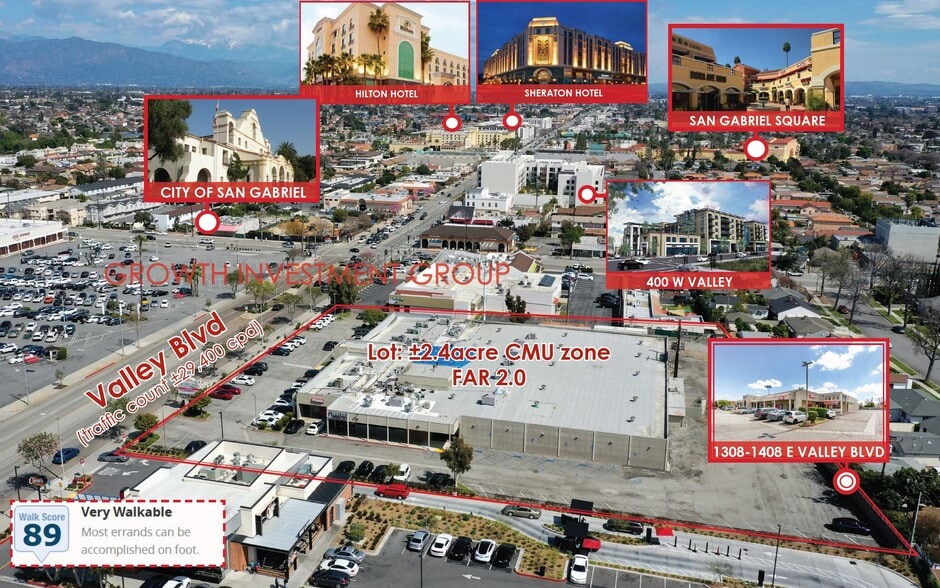 More Photos Of 1308-1412 E Valley Blvd, Alhambra Bowling Alley For Sale