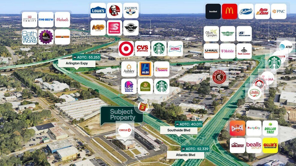 More Photos Of 120 Southside Blvd, Jacksonville General Retail For Sale