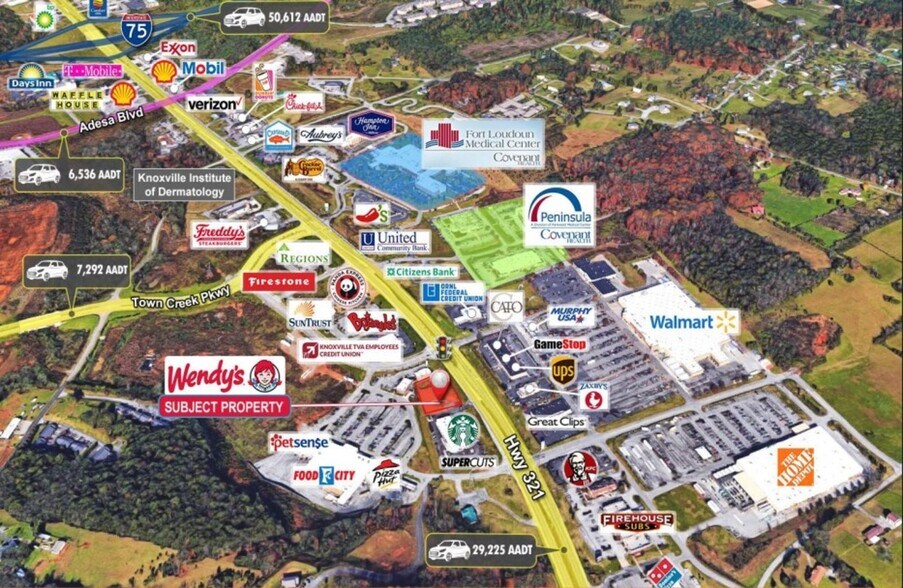 More Photos Of 874 US-321, Lenoir City Fast Food For Sale