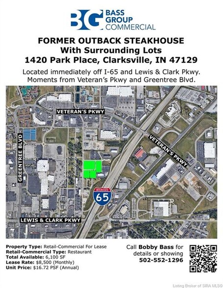 More Photos Of 1420 Park Pl, Clarksville Restaurant For Lease