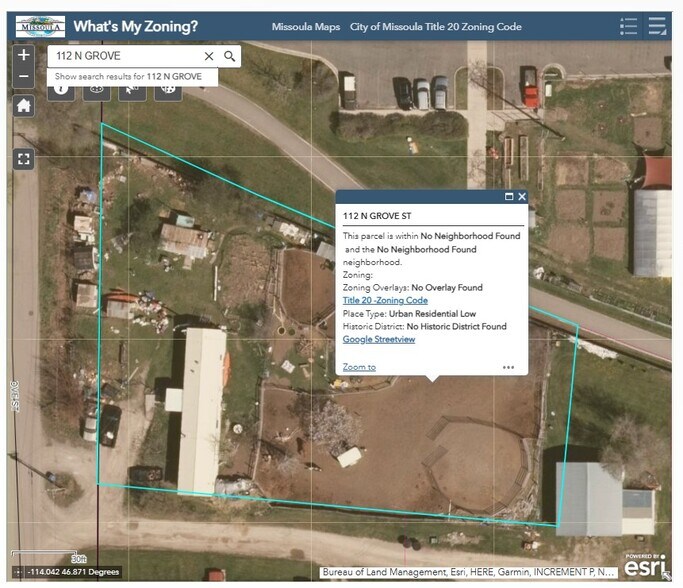 More Photos Of 112 Grove st, Missoula Land For Sale