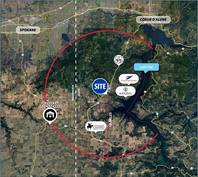 More Photos Of 23228 Hwy 95, Coeur d'Alene Land For Sale