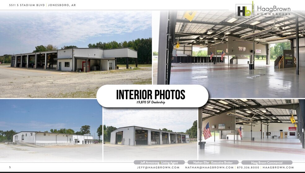 More Photos Of 5511 Stadium Blvd, Jonesboro Showroom For Sale