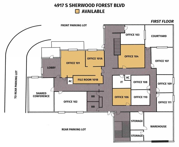 More Photos Of 4917 S Sherwood Forest Blvd, Baton Rouge Office For Lease