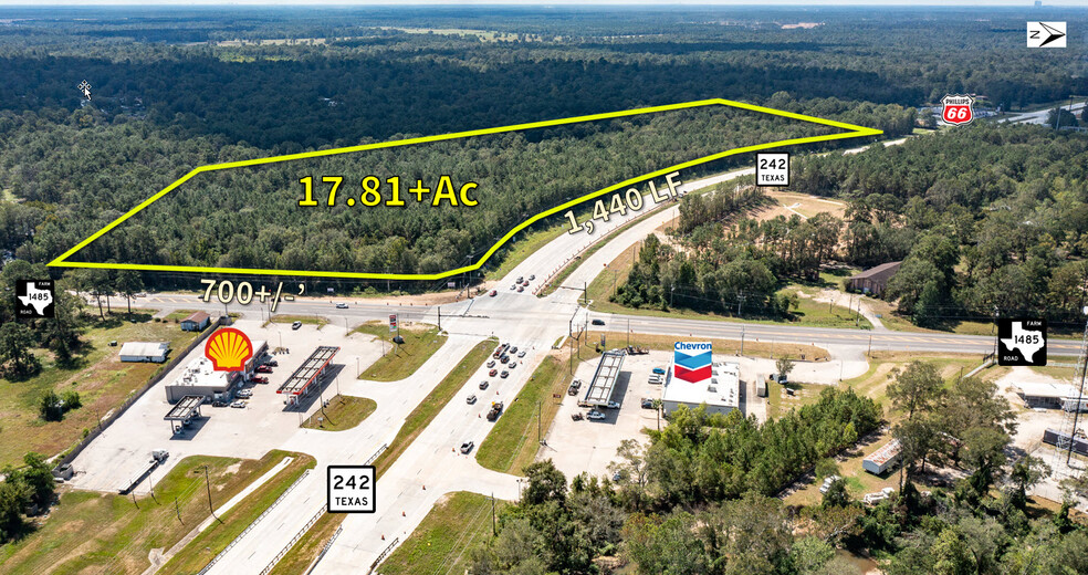 Primary Photo Of SH 242 & FM 1485, Conroe Land For Sale