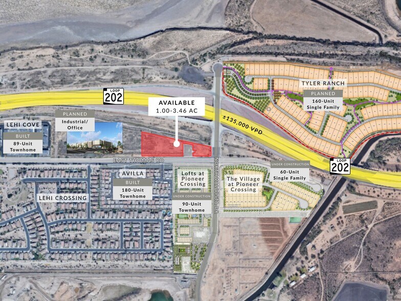 Primary Photo Of 3510 Thomas Rd, Mesa Land For Sale