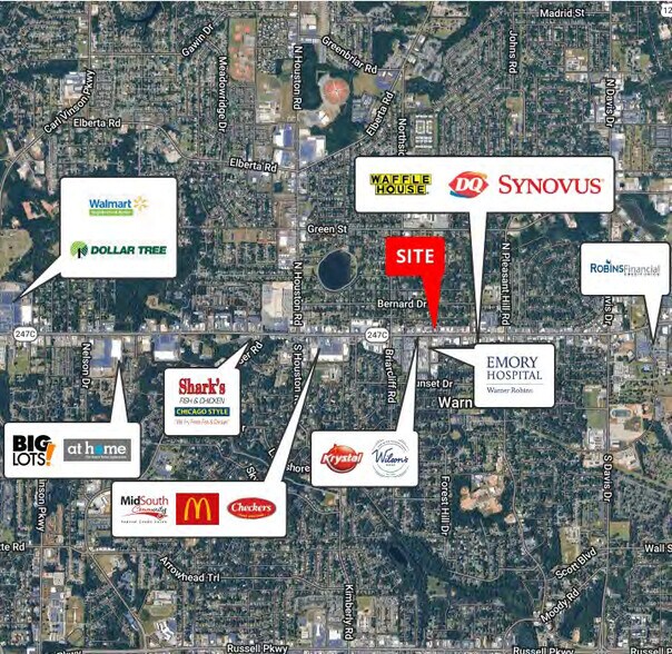 More Photos Of 1570 Watson Blvd, Warner Robins Office For Lease