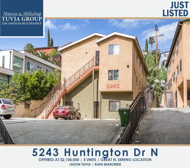 Primary Photo Of 5243 Huntington Dr N, Los Angeles Apartments For Sale
