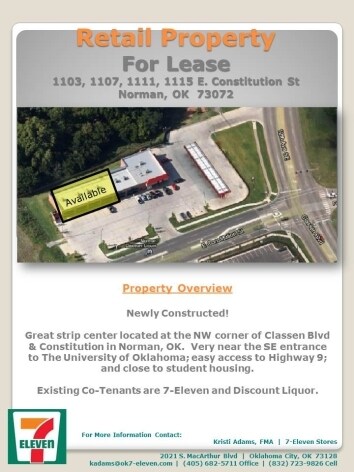 More Photos Of 1103-1123 E Constitution St, Norman Freestanding For Lease