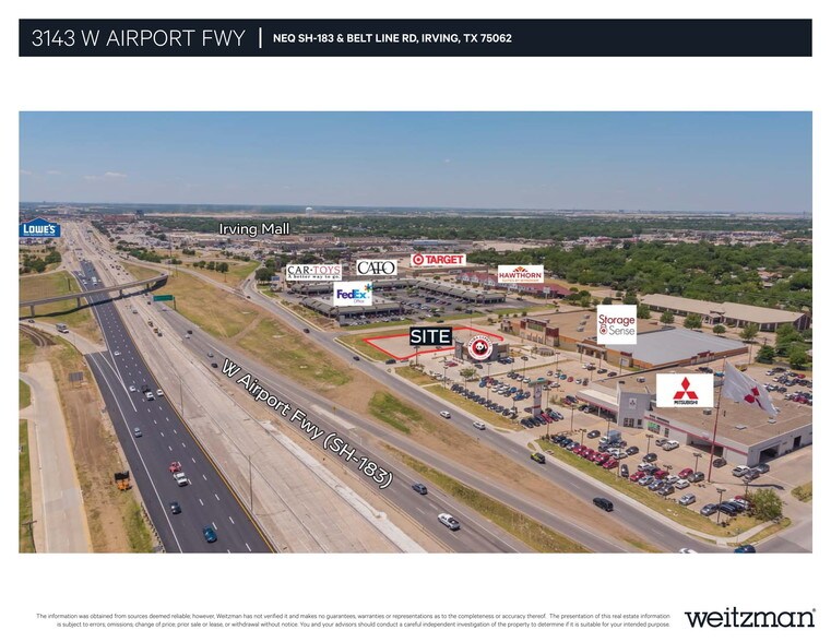 More Photos Of 3143 W Airport Fwy, Irving Land For Lease