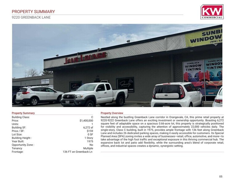 More Photos Of 9220-9222 Greenback Ln, Orangevale General Retail For Sale